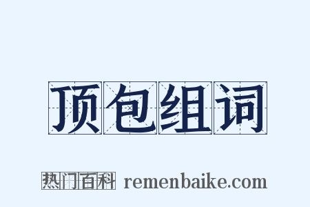 顶包组词是什么意思的图片